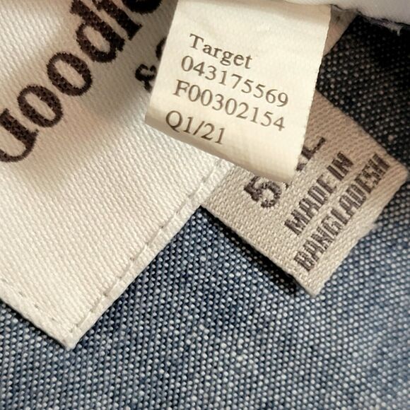 Goodfellow & Co Blue Casual Button Down Shirt - Picture 11 of 11